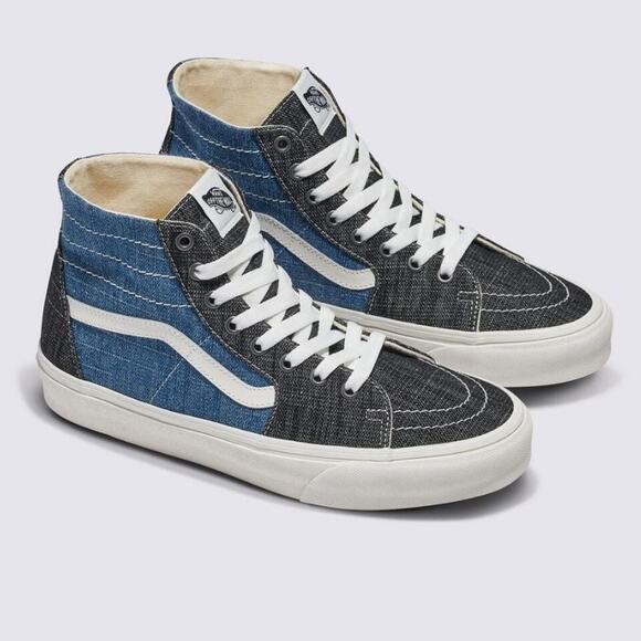 Vans SK8-Hi Tapered Threaded Denim Sneaker *Rare* - Picture 1 of 10